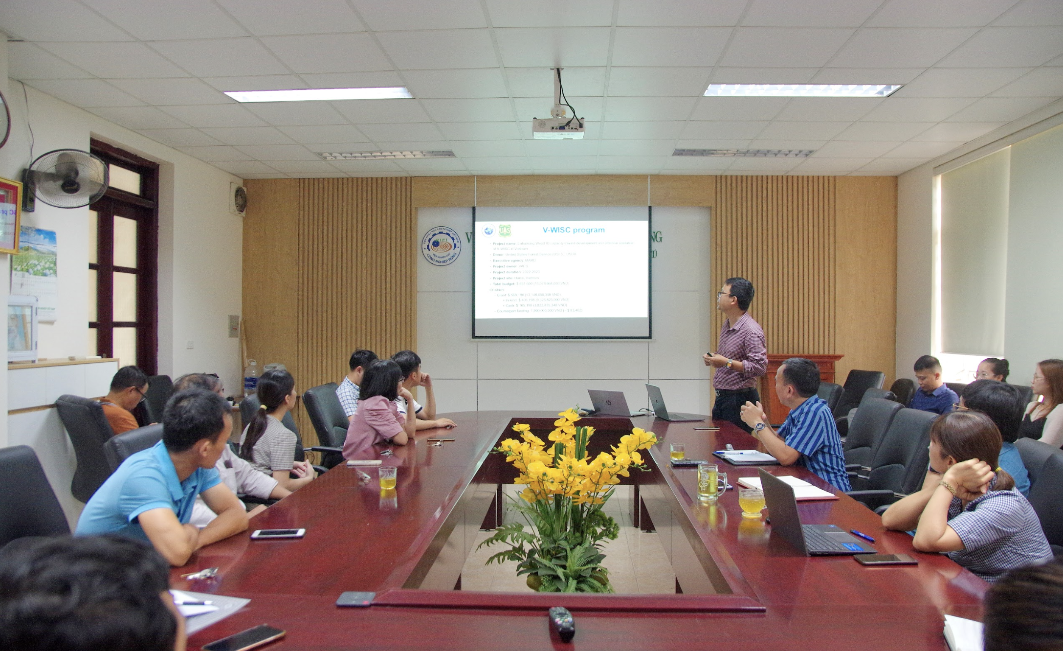 Tổ chức khóa đào tạo, tập huấn công nghệ giám định gỗ DART-TOFMS